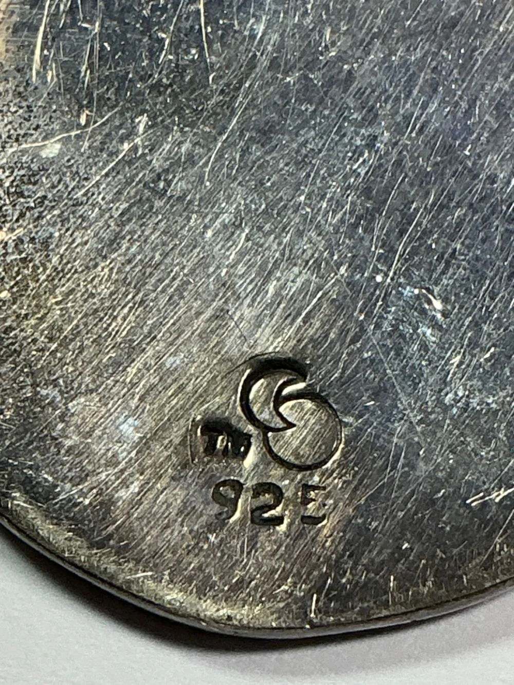 Sterling Silver Chinese Year Of The Ox 🐂 Pendant. 1 and 1/8 inch diameter